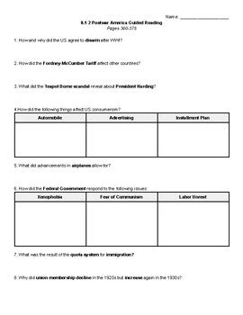 postwar america guided reading Epub