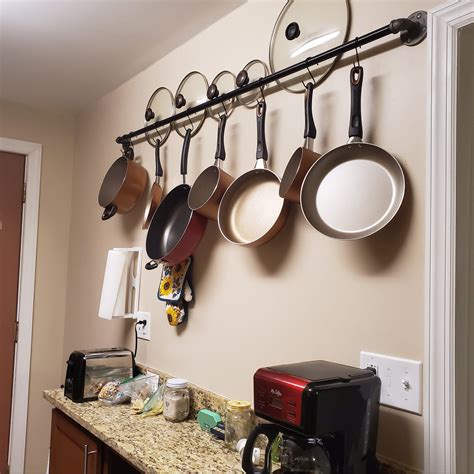 pots and pans rack