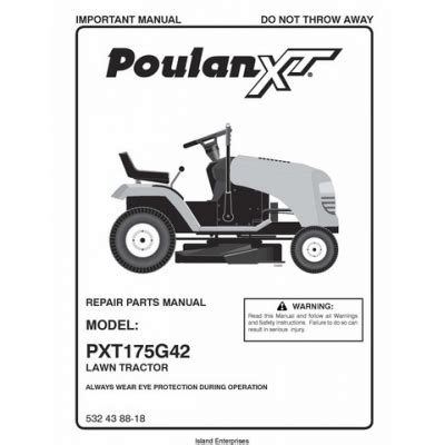 poulan lawn tractor repair parts PDF