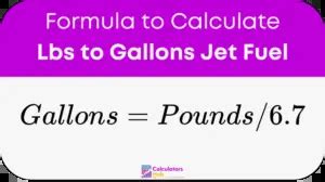 pound to gallon calculator