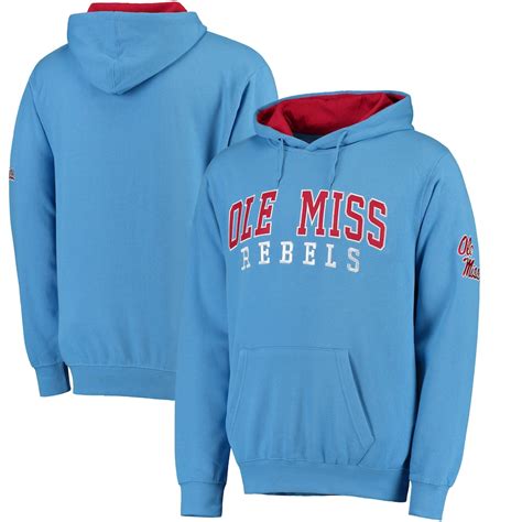 powder blue ole miss sweatshirt