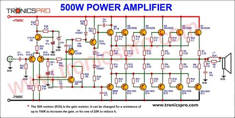 power amp circuit diagram Doc