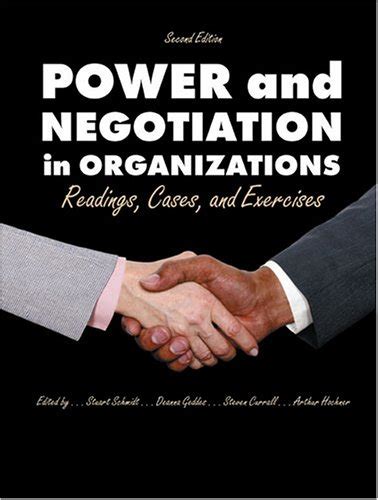 power and negotiation in organizations readings cases and exercises Kindle Editon