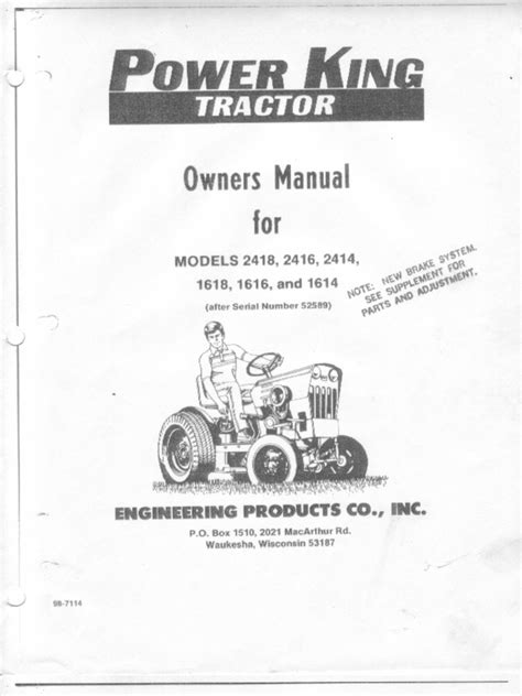 power king tractor owners manual Epub