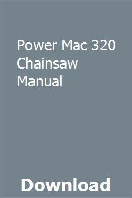 power mac 320 manual pdf PDF