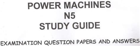 power machine n5 questions and answers Epub