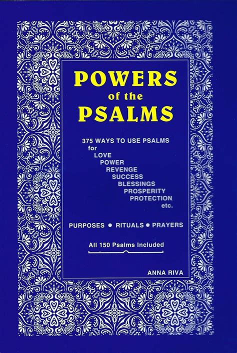 power of the psalms by anna riva PDF