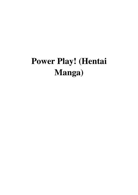 power play hentai manga Kindle Editon