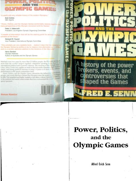 power politics and the olympic games Reader