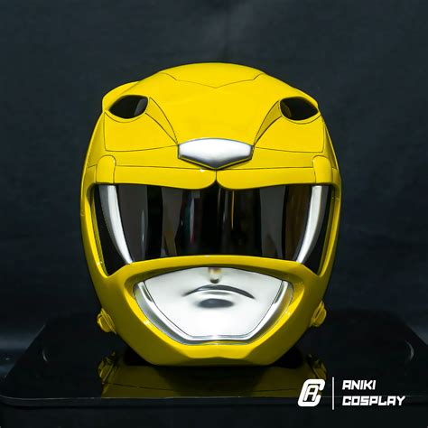 power ranger helmet yellow