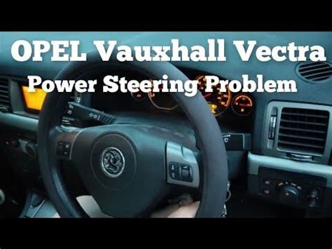 power steering problem vectra pdf Kindle Editon