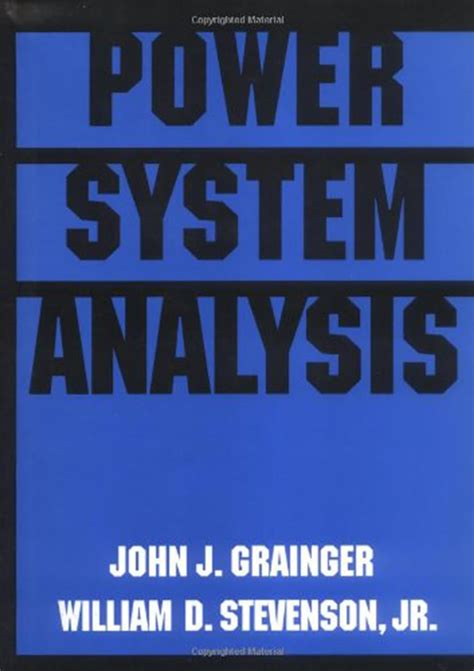 power system analysis grainger stevenson solution manual Epub