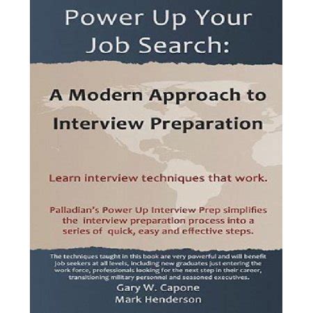 power up your job search a modern approach to interview preparation PDF