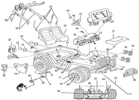 power wheels jeep wrangler parts user manual PDF