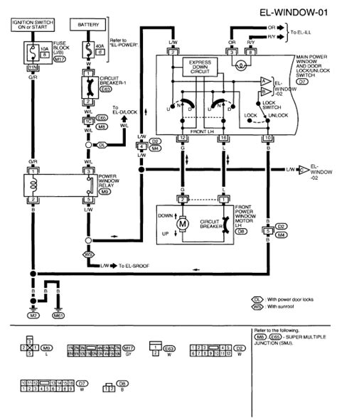power windows wiring diagram for 97 nissan altima pdf Doc