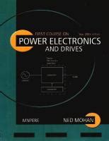 power-electronics-first-course-solution-manual Ebook Kindle Editon