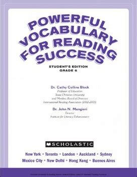 powerful vocabulary for reading success student Doc