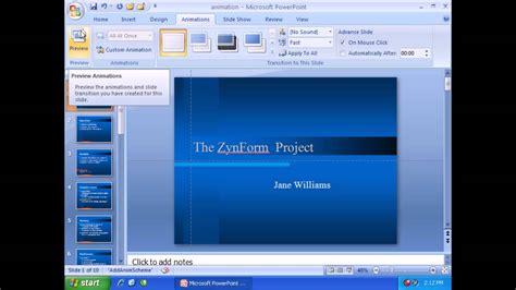 powerpoint 2007 template with animation Epub