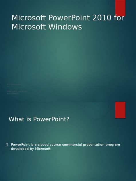 powerpoint 2010 user manual Kindle Editon