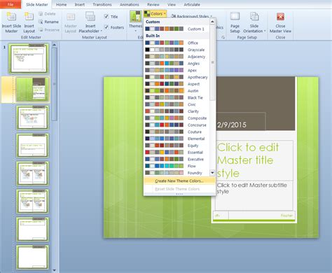 powerpoint 2013 built in templates Reader