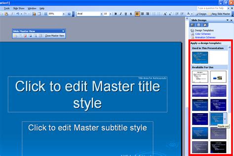 powerpoint design templates for 2003 Doc