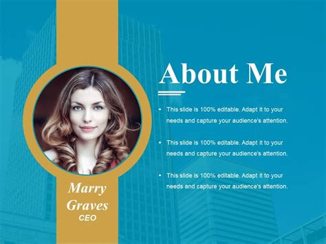 powerpoint presentation template about me Kindle Editon