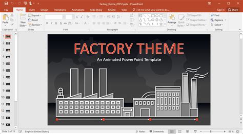 powerpoint template animation factory Epub