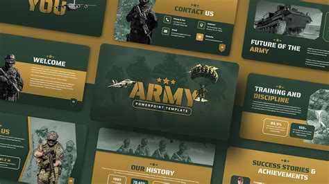 powerpoint template army free Doc