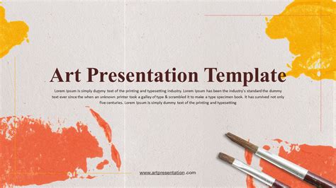 powerpoint template art portfolio Epub