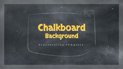 powerpoint template chalkboard Kindle Editon