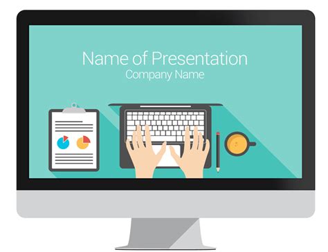 powerpoint template free download computer PDF
