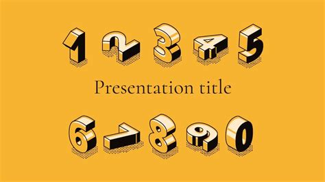 powerpoint template free numbers Doc