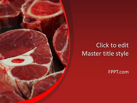 powerpoint template meat PDF