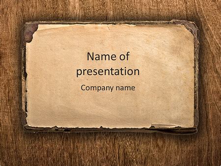 powerpoint template old book Reader