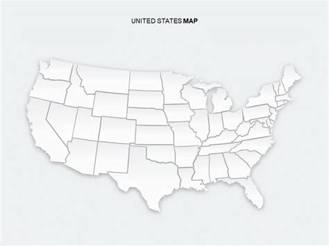 powerpoint template us state map Doc