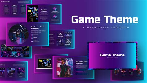 powerpoint template video game Reader