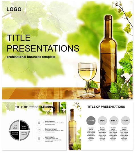 powerpoint template wine Kindle Editon