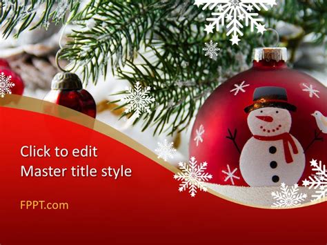 powerpoint template xmas Reader