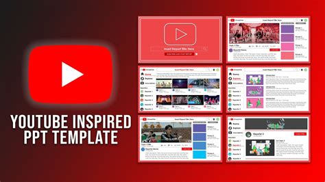 powerpoint template youtube Kindle Editon