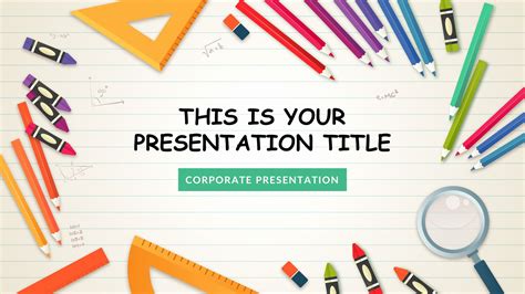 powerpoint templates about school PDF