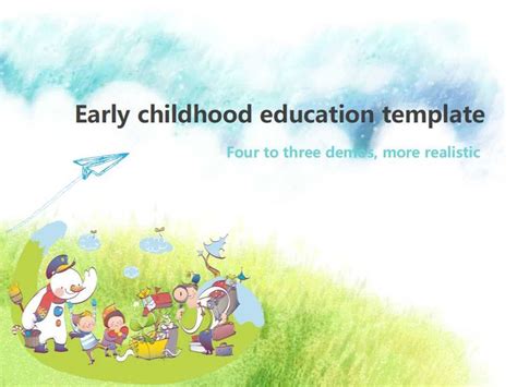 powerpoint templates early childhood education Reader