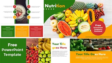 powerpoint templates free nutrition Kindle Editon