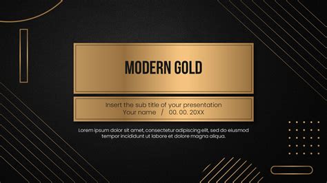 powerpoint templates gold Epub