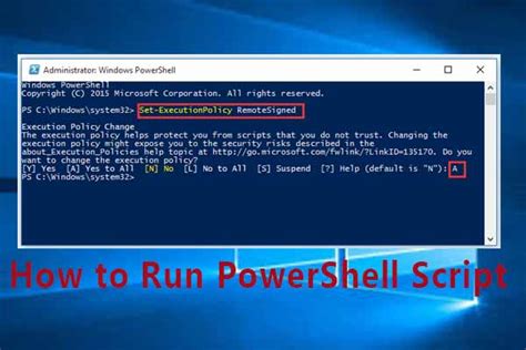 powershell run script from script