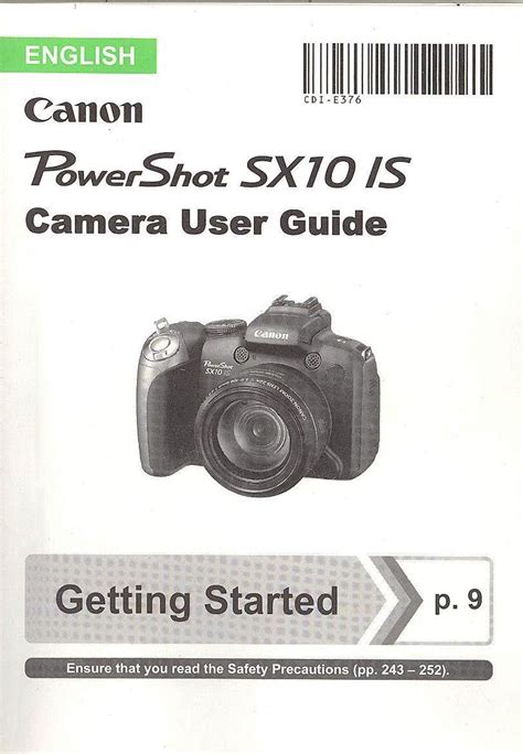 powershot sx10 camera user guide Epub