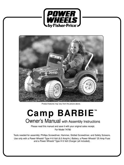 powerwheels 1990 barbie wiring Kindle Editon