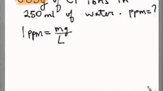 ppm to g conversion