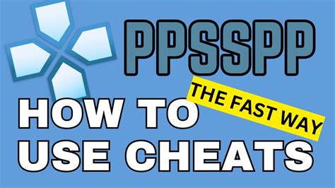 ppsspp how to use cheats pc 2024