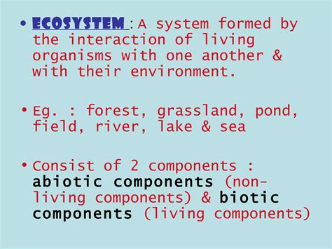 ppt about the components of ecosystem biotic and abiotic components Epub