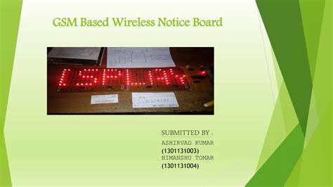 ppt of gsm based notice board Epub